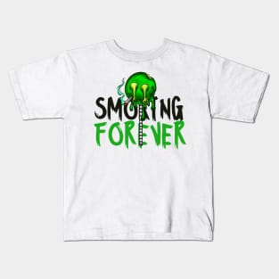 Weed Smoking Forever Kids T-Shirt